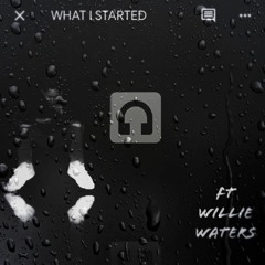 WHAT I STARTED(Ft. Willie Waters)