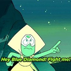 The Sound Peridot Makes When She Gets Hit In The Face By Steven's Shield