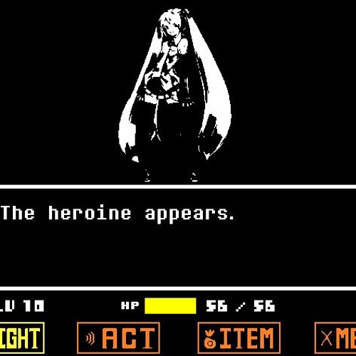 battle against a true hero but it's miku