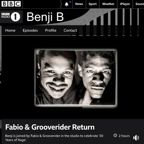 Stream Benji B W Fabio And Grooverider RAGE Special BBC Radio 1 23 Stream Benji B W Fabio And Grooverider RAGE Special BBC Radio 1 23