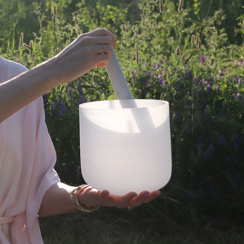 Crystal Singing Bowl Sound Bath - Heart Chakra + Solar Plexus