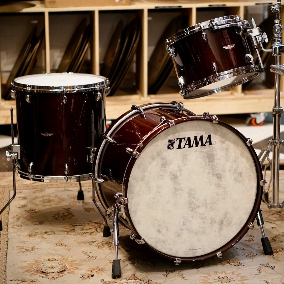 Stream Tama 22/13/16 Star Walnut Drum Set - Dark Mocha Walnut