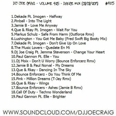 425.Dj Joe Craig - Volume 425 - Dance Mix (08-08-2019)