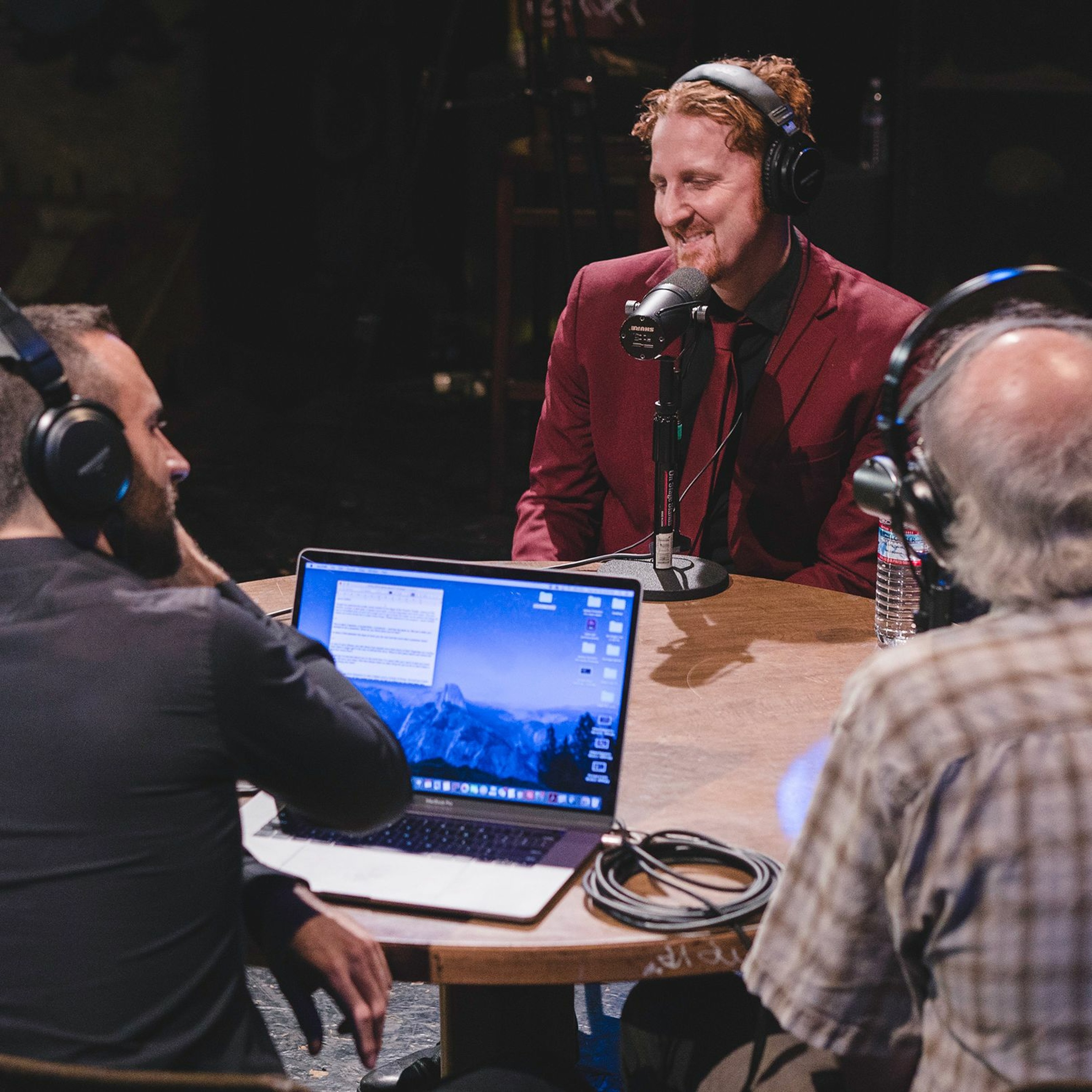 Onstage with Jim and Tom