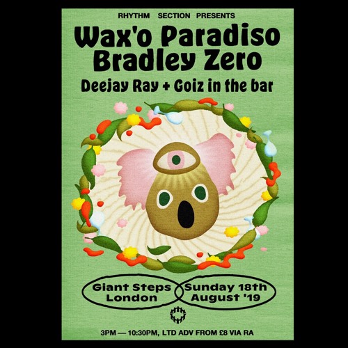 Wax’o Paradiso & Bradley Zero LIVE @ Rhythm Section 2018