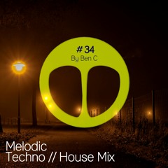 Melodic Techno Mix vol. 34 by Ben C (Lunar Plane, Hidden Empire, Joris Delacroix, Ben C & Kalsx...)