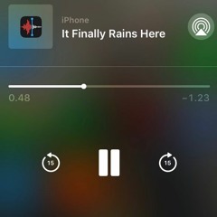 It Finally Rains Here : a demo
