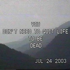 Anyer Quantum - You Don't Need to Quit Life to be Dead (White Rainbow)