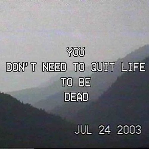 Anyer Quantum - You Don't Need to Quit Life to be Dead (White Rainbow)
