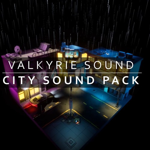 Stream Cyberpunk City Scene 1 (with ambient effects) by Valkyrie