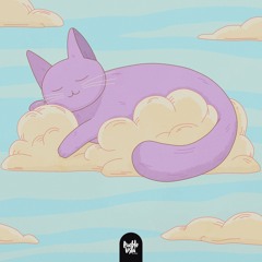 purrple cat - foating to my bedroom