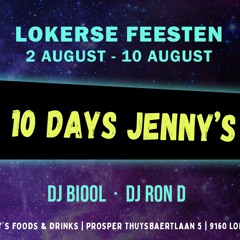 DJ BIOOL - LOKERSE FEESTEN - 10 DAYS JENNY'S (outside terrace) 04.08.2019