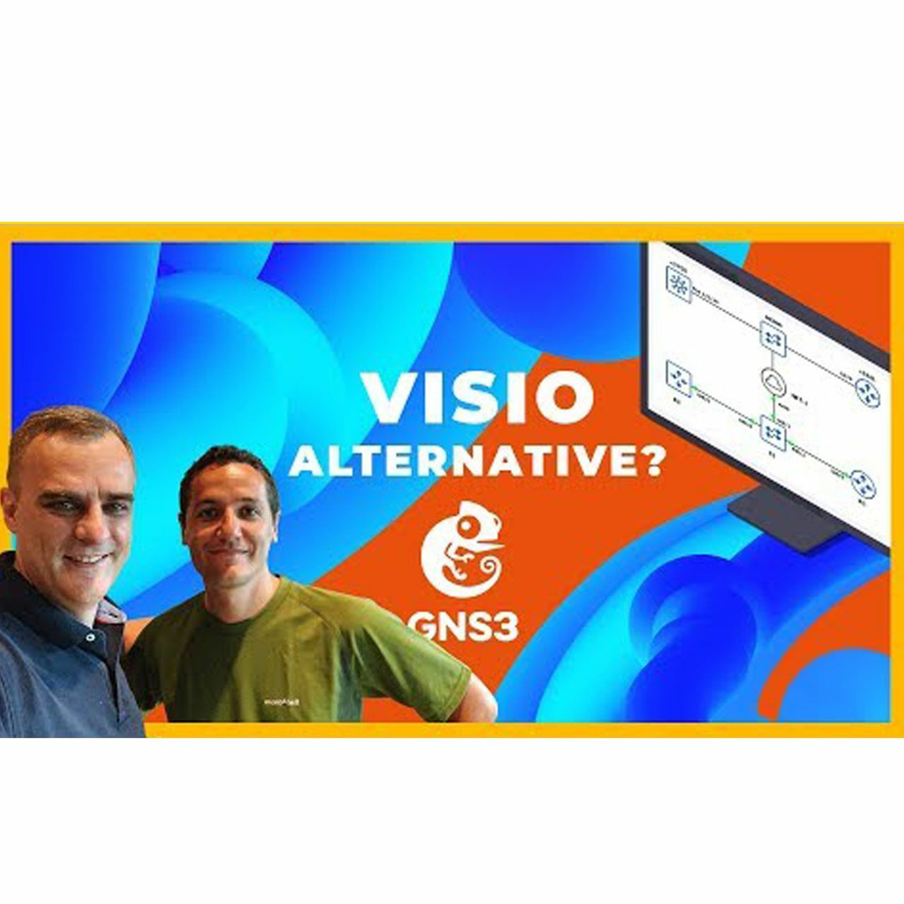 cover of episode #71:  Visio Alternative? GNS3 interactive topology diagrams