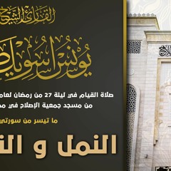 ما تيسر من سورة النمل و القصص- الشيخ يونس اسويلص