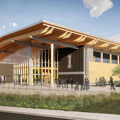 UI Arena Seen as Example of Momentum in Mass Timber Industry
