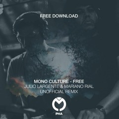PREMIERE - Mono Culture - Free (Julio Largente & Mariano Rial Unofficial Remix) FREE DOWNLOAD