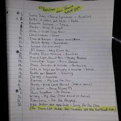 Tracklist for A Friend