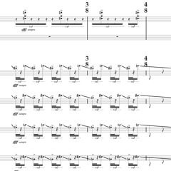 Les Instances (2019), for diffused synthesized sounds and large ensemble