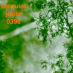 [disquiet0398] the tape hiss of the trees