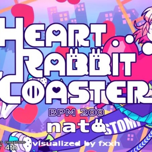 HEART RABBIT COASTER