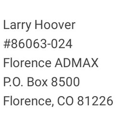 Larry Hoover #86063-024 Florence ADMAX P.O. Box 8500 Florence, CO 81226  [ Song ] - Bout 2 Pull up🍳  [ Gritters ] - iBg Grams [ Label ] - Grit🏠 Hse      Musik
