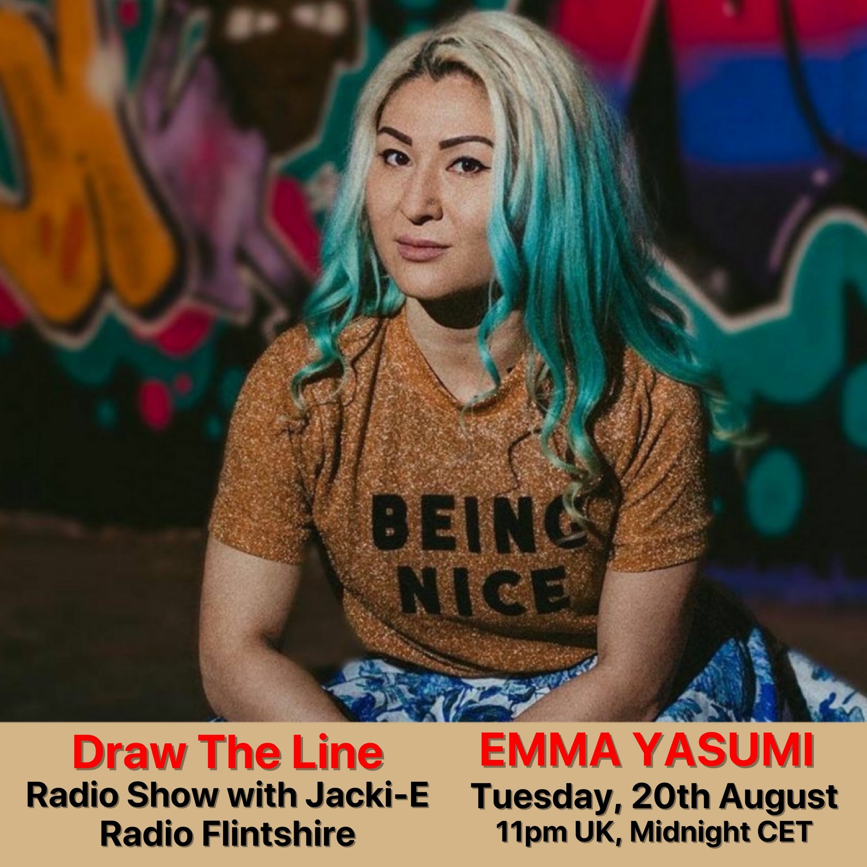 Jacki-E and Draw The Line Radio Show