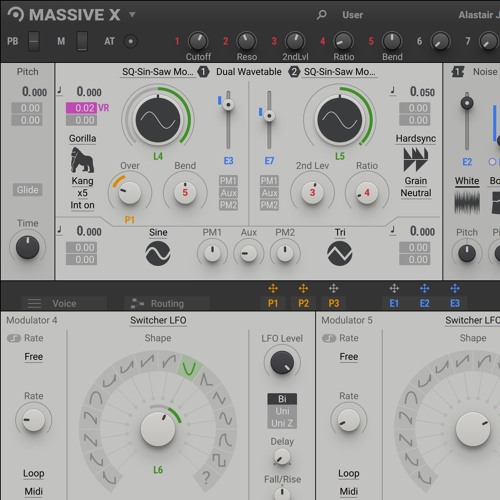 Touché Software Presets : NI MassiveX "NoisyDrop"