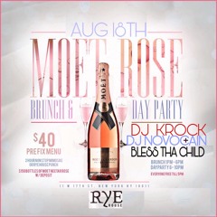 MOET ROSE BRUNCH & DAY PARTY @ RYE HOUSE NYC (EARLY VIBES) 08 18 19