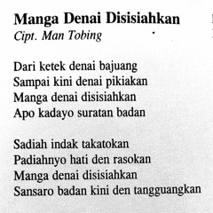 Manga Denai Disisiahkan-Man Tobing