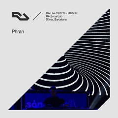 RA Live - 19.07.19 - Phran, Sónar, Barcelona