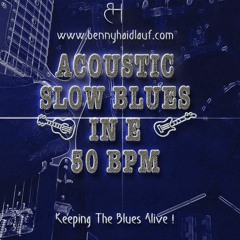 Acoustic Slowblues in E 50 BPM