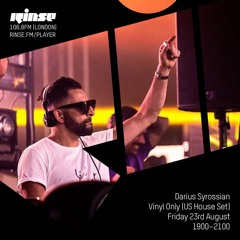 Darius Syrossian (Vinyl only US House Set - 23 August 2019