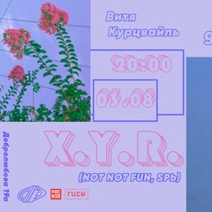 X.Y.R — Live @ 03.08.2019, Екатеринбург, ГЦСИ