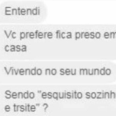 sinto angustia e medo.