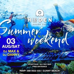 Max BG & Danny BG Live Mix @ Hidden Beach Bar 03.08.2019