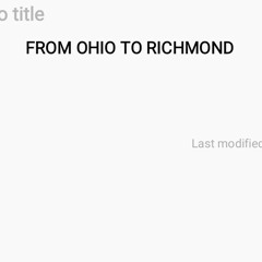 Ohio to richmond 🛣🚘