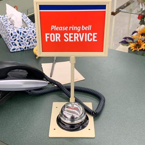 Please ring bell FOR SERVICE