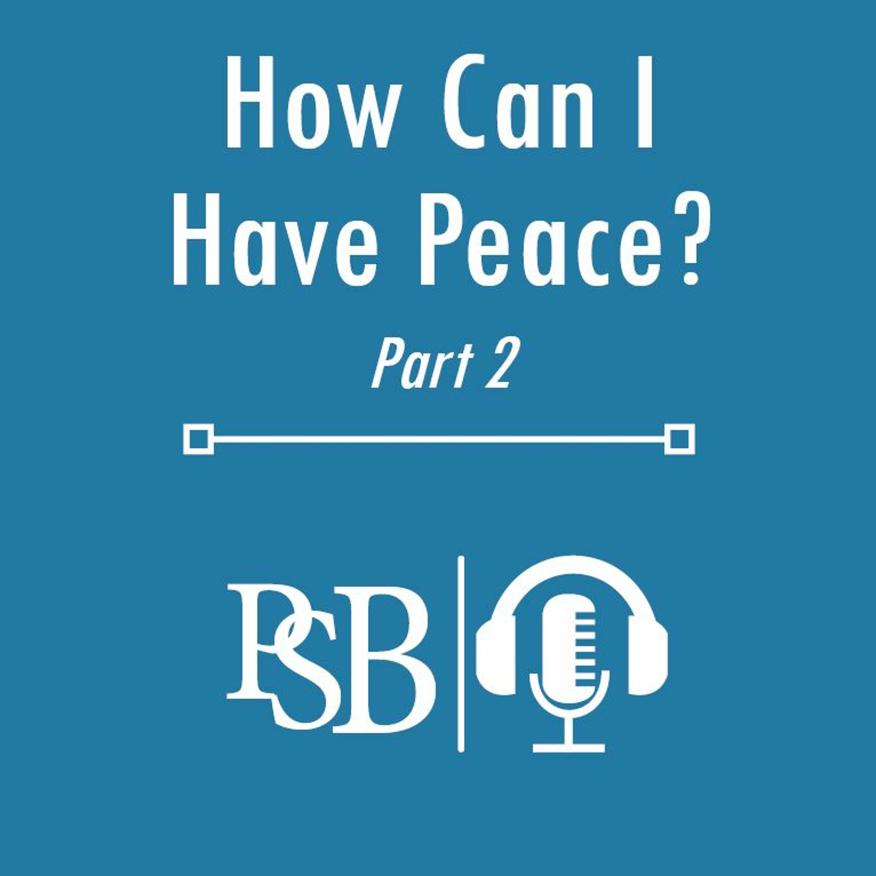 073 | How Can I Have Peace? Part 2 of 2 (with Justin Owen) episode artwork