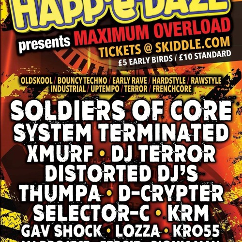 KR055 @ happedaze maximum overload 23rd August 2019