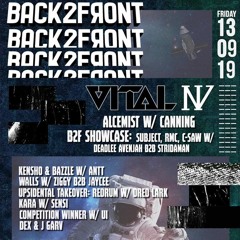BACK2FRONT PRESENTS: VITAL, NV COMPETITION ENTRY (RAY)