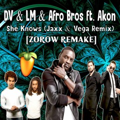 [Free FLP] Dimitri Vegas & Like Mike & Afro Bros Ft Akon - She Knows (ID) [Jaxx & Vega Remix]
