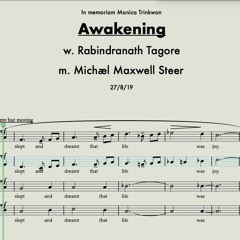 Awakening. Demo of MMS setting of words by Rabindranath Tagore
