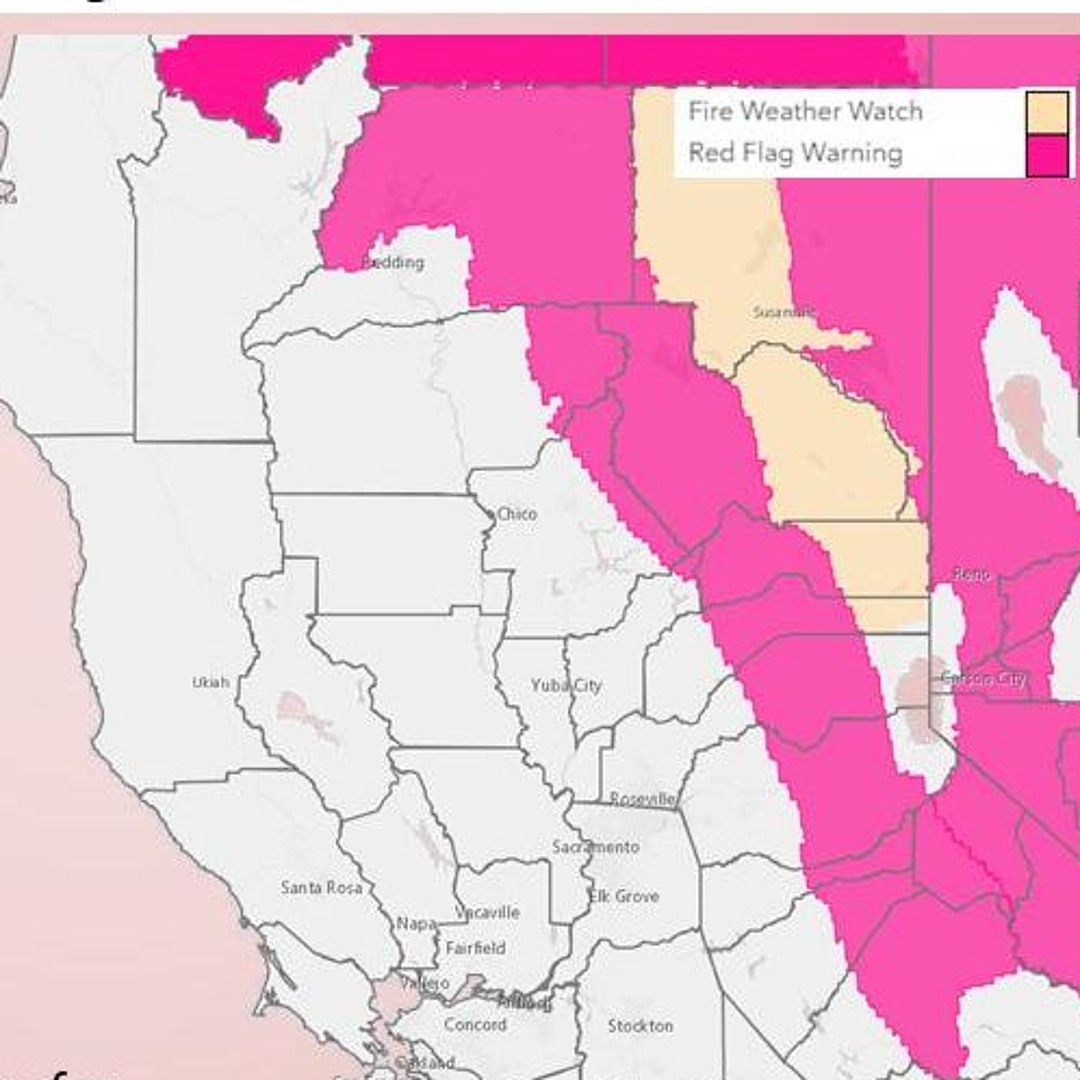 Stream Red Flag Warning in Parts of Humboldt, Del Norte and Trinity ...