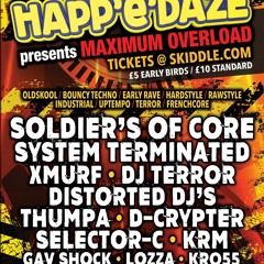 Xmurf @ Happ'e'daze. Sunderland, England - 23/08/2019 [Industrial Hardcore Techno]