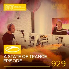 Ruben de Ronde & Aly & Fila - ASOT 929 (Free) → https://www.facebook.com/lovetrancemusicforeve
