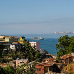 Ship horns in the harbor of Valparaiso