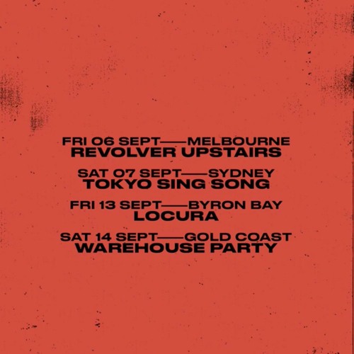 TRONIK YOUTH - NEIN RECORDS AUSTRALIAN TOUR MIX 2019