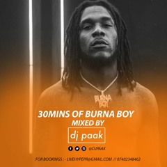 Dj Paak - 30Mins with Burna Boy mix