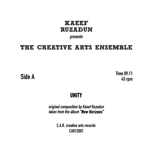 Kaeef Ruzadun presents The Creative Arts Ensemble "Unity / Spring Ran (Into Summer)" soundclip