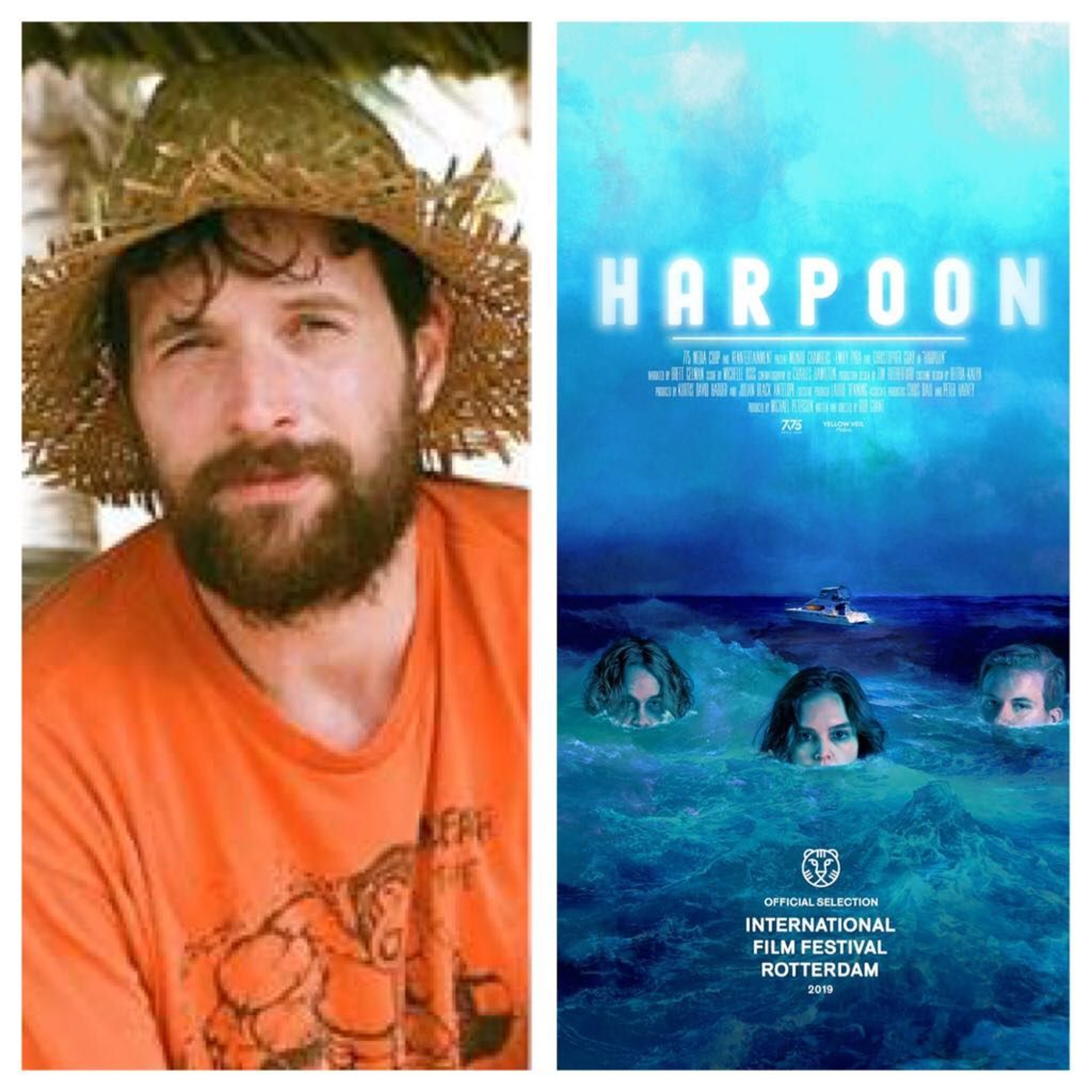 HHR Ep. 346: We talk the dark comedy and secrets of the feature 'Harpoon' episode artwork